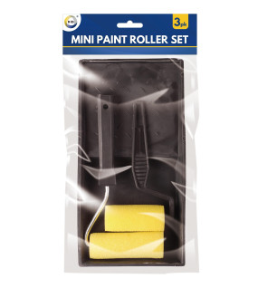 3pc Mini Paint Roller Set 3pc Mini Paint Roller Set