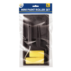 3pc Mini Paint Roller Set 3pc Mini Paint Roller Set