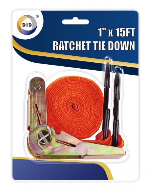 1" x 15ft Ratchet Tie Down
