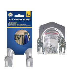 5pc Tool Hanger Hooks 5pc Tool Hanger Hooks
