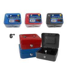 6" Cash Box with Two Keys