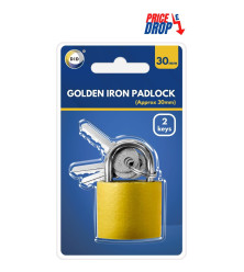 30mm Golden Iron Padlock