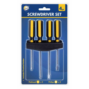 4pc Screwdriver Set with Holder 4pc Screwdriver Set with Holder