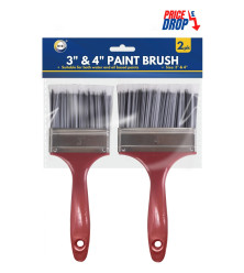 2pc 3" & 4" Paint Brush