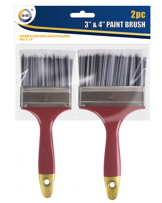 2pc 3" & 4" Paint Brush