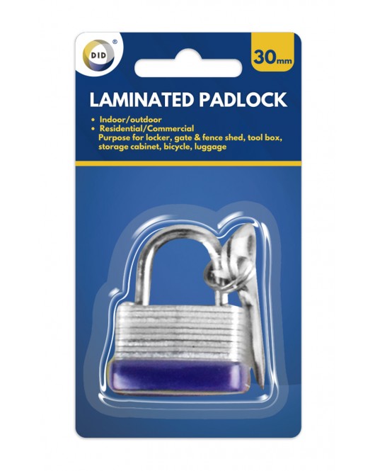 30mm Laminated Padlock