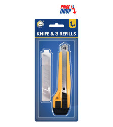 1pc Knife & 3 Refills