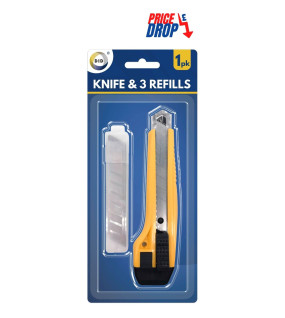 1pc Knife & 3 Refills 1pc Knife & 3 Refills