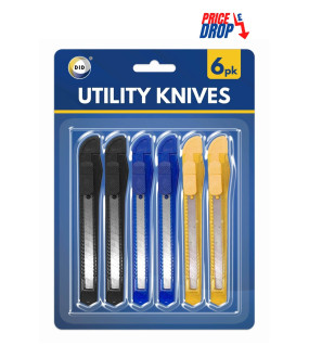 6pc Utility Knives 6pc Utility Knives