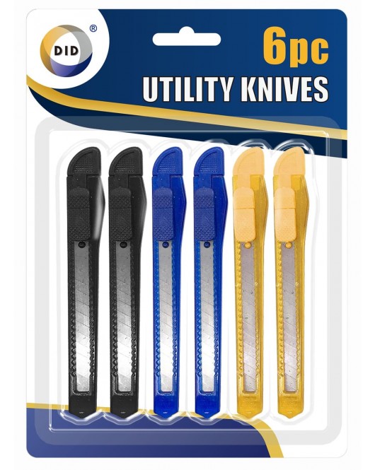 6pc Utility Knives