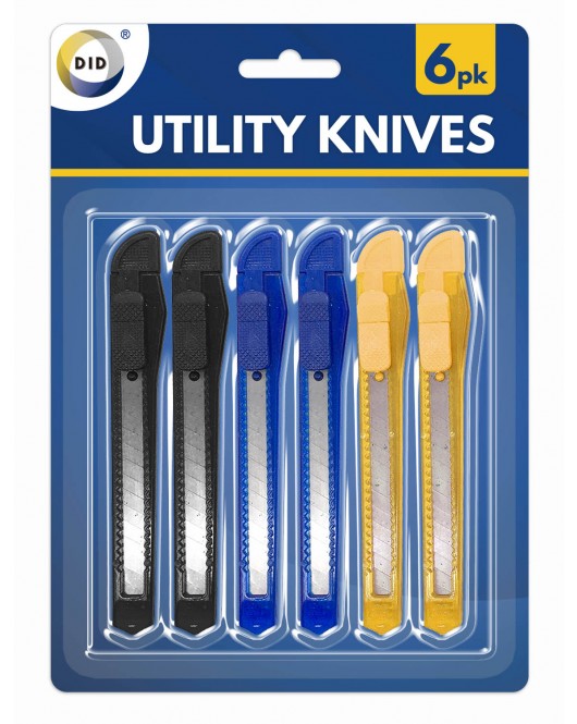 6pc Utility Knives