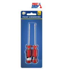 2pc Pocket Screwdrivers