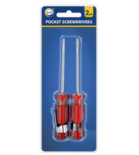 2pc Pocket Screwdrivers 2pc Pocket Screwdrivers
