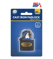 40mm Cast Iron Padlock