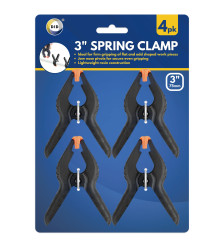 4pc 3" Spring Clamps
