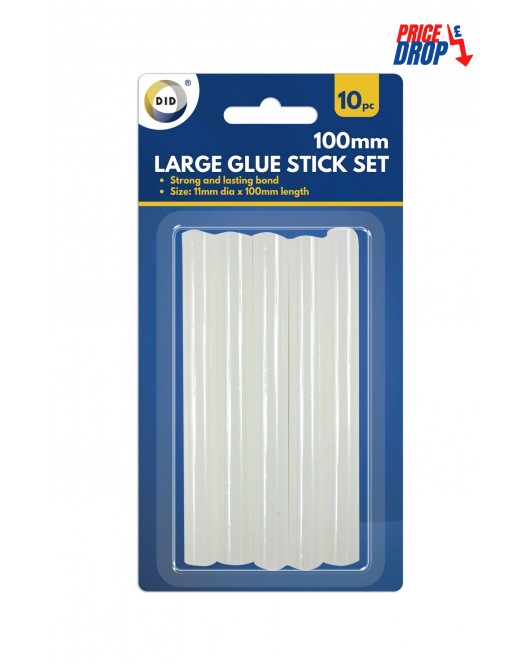 10pc 100mm Large Glue Stick Set