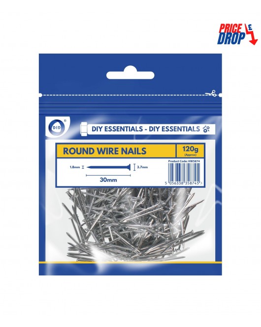 30mm Round Wire Nails