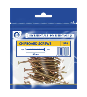 50mm Chipboard Screws 125G 50mm Chipboard Screws 125G