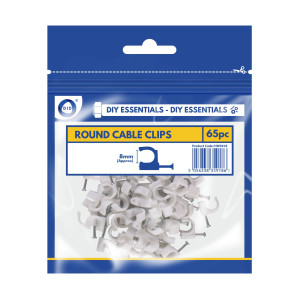 8mm Round Cable Clips