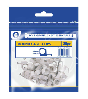 12mm Round Cable Clips 12mm Round Cable Clips