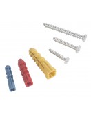 60pc Self-Tapping Screw & Plug Assortment