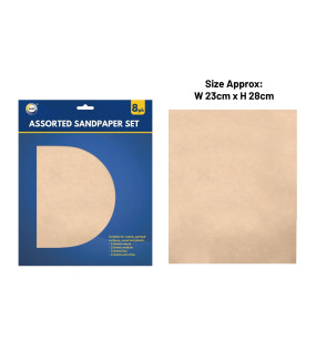8pc Assorted Sandpaper Set 8pc Assorted Sandpaper Set