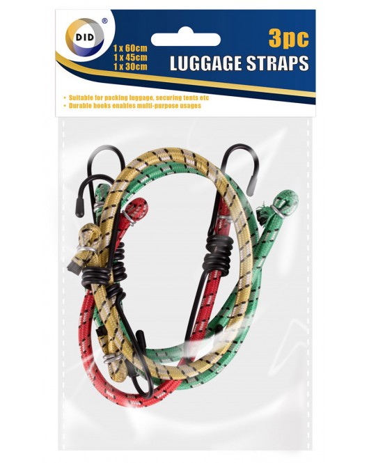 3pc Luggage Straps
