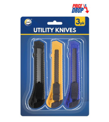 3pc Utility Knives