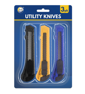 3pc Utility Knives 3pc Utility Knives