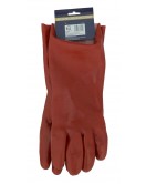 Long Red Pvc Coated Gauntlet Gloves
