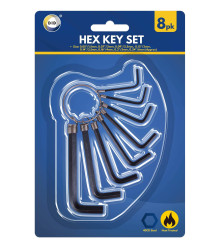 8pc Hex Key Set