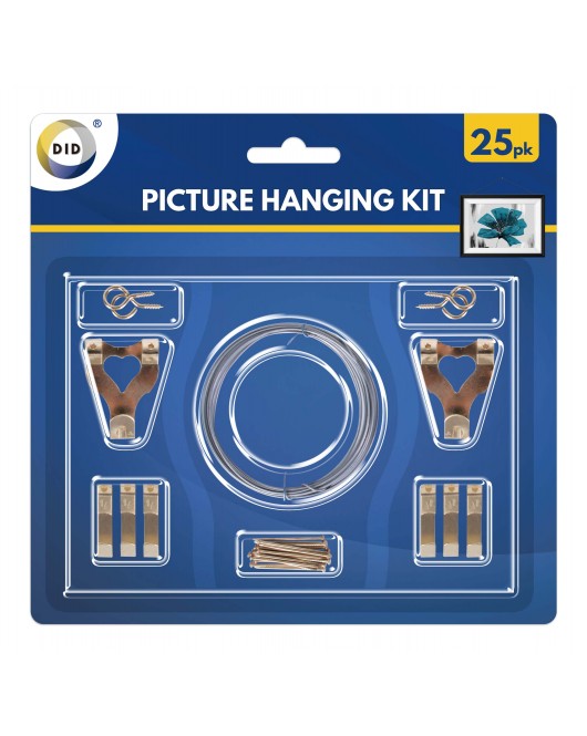 25pc Picture Hanging Kit
