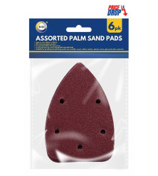 6pc Assorted Palm Sand Pads