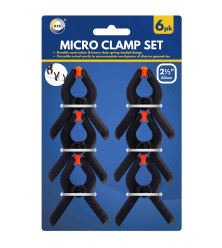6Pk Micro Clamp Set