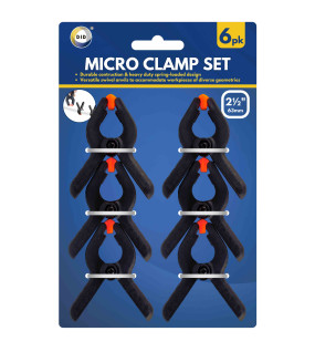 6Pk Micro Clamp Set 6Pk Micro Clamp Set