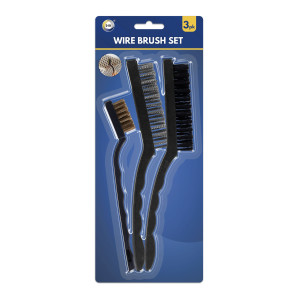 3pc Wire Brush Set