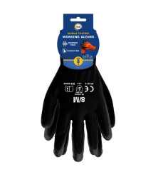 Size 8 Nitrile Coated Gloves - M