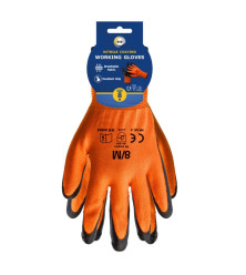 Size 8 Nitrile Coated Gloves - M