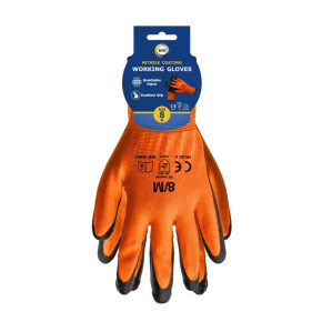 Size 8 Nitrile Coated Gloves - M Size 8 Nitrile Coated Gloves - M
