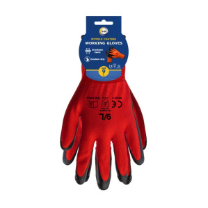 Size 9 Nitrile Coated Gloves - L Size 9 Nitrile Coated Gloves - L