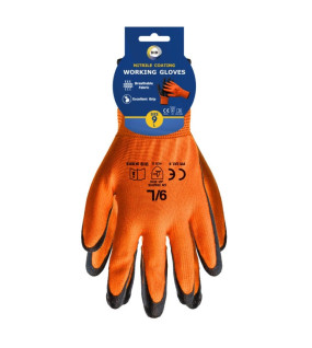 Size 9 Nitrile Coated Gloves - L Size 9 Nitrile Coated Gloves - L