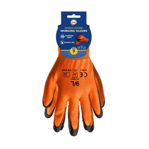 Size 9 Nitrile Coated Gloves - L Size 9 Nitrile Coated Gloves - L