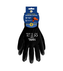 Size 10 Nitrile Coated Gloves - xl