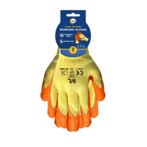 Size 9 Latex Coated Gloves - L Size 9 Latex Coated Gloves - L