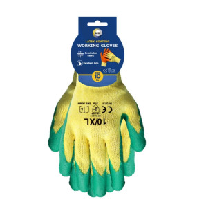 Size 10 Latex Coated Gloves - xl Size 10 Latex Coated Gloves - xl