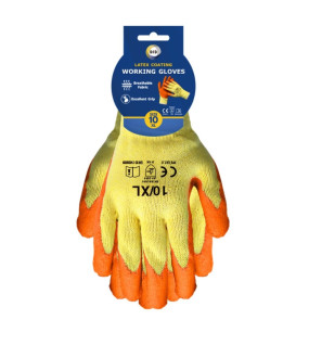 Size 10 Latex Coated Gloves - xl Size 10 Latex Coated Gloves - xl
