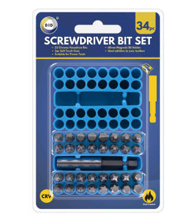 34pc Crv Screwdriver Bit Set 34pc Crv Screwdriver Bit Set