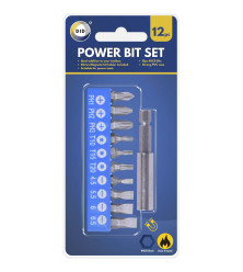 12pc Power Bit Set