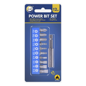 12pc Power Bit Set