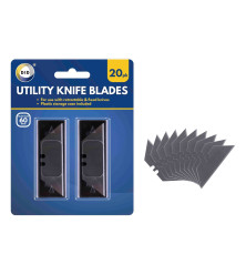 20Pk Utility Knife Blades